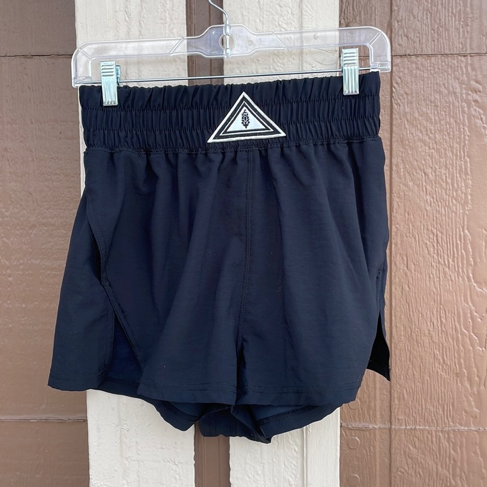 Free People Movement Black Shorts